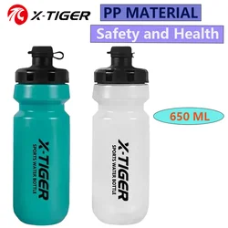 X-TIGER 650ml Cycling Water Bottle Mountain Road Bicycle Squeeze Cup Outdoor Sports Portable Light Water Cup Cycling Equipment