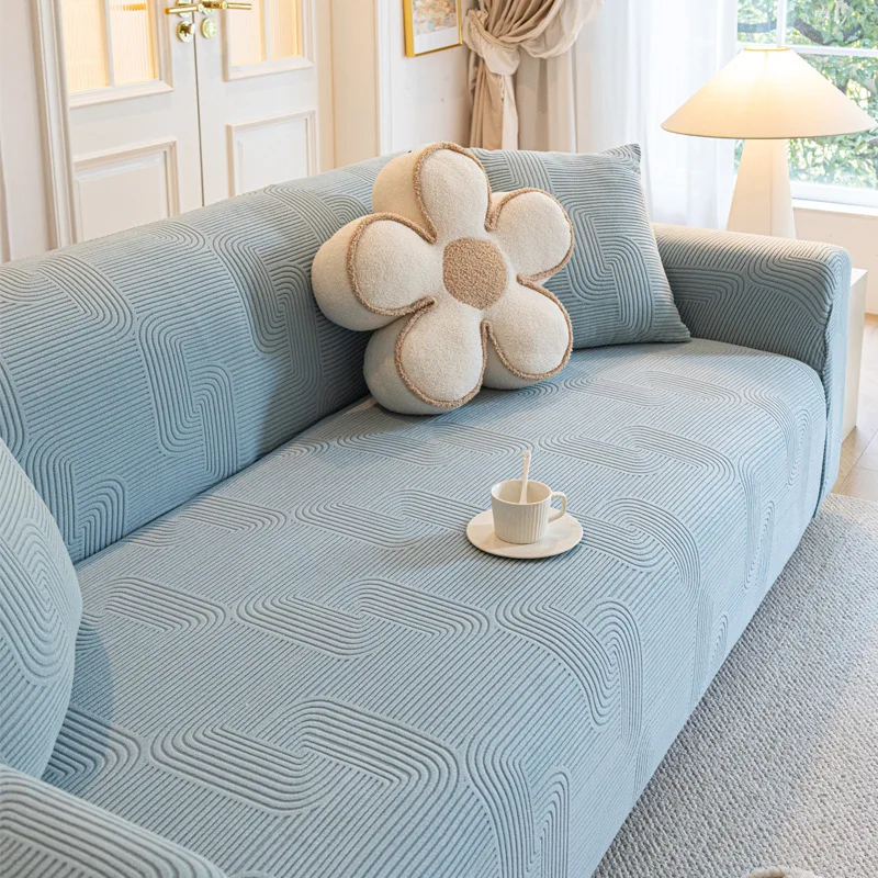 

China's best sofa cover universal plush non-slip thickened living room sofa cover warm
