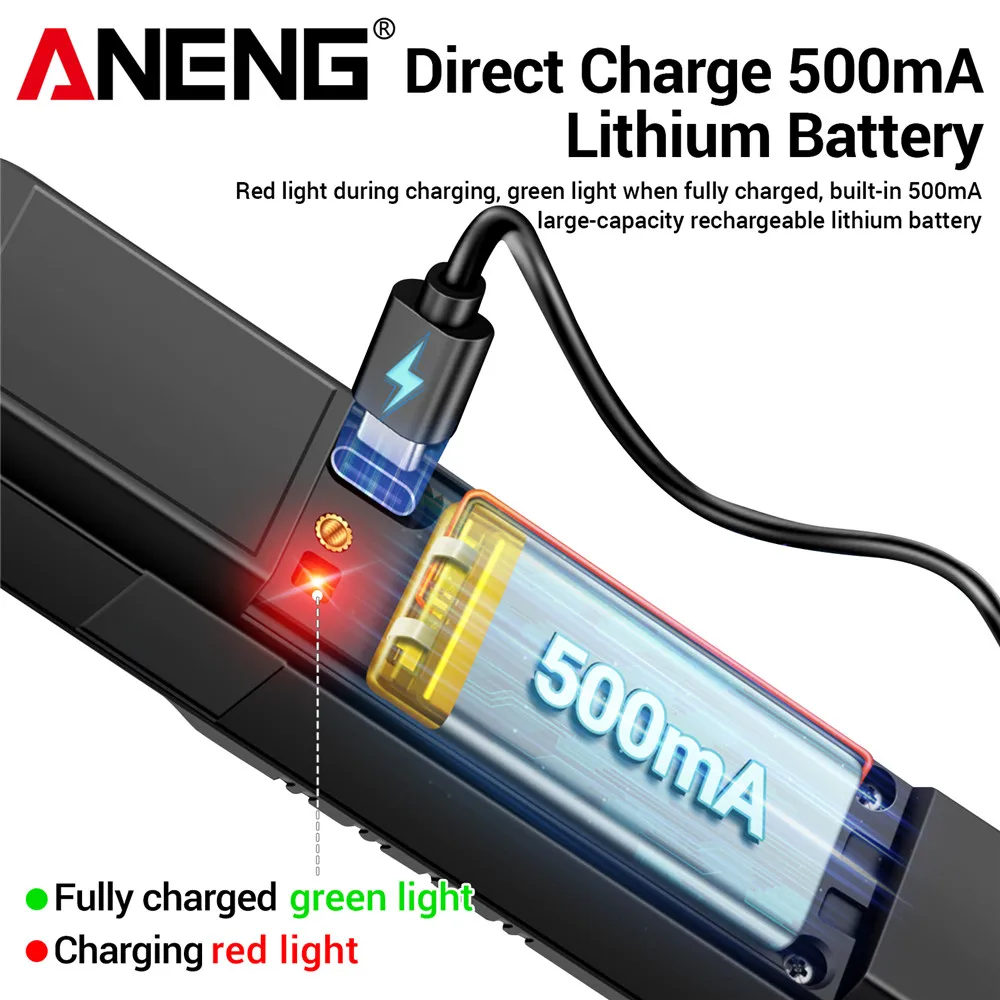 ANENG A3016 สมาร์ทปากกามัลติมิเตอร์ 4000 นับรถดิจิตอล AC/DC เครื่องตรวจจับแรงดันไฟฟ้าปากกาจอแสดงผลรถ ProbeTest เครื่องมือปากกา