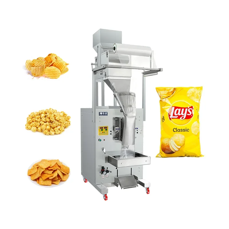 

50-1000g Chips Biscuit Snacks Packaging Machine Sealing Machine Groundnut Popcorn Biscuit Rice Potato Chips Packing Machine