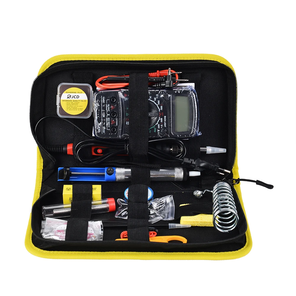 80W 908S Kit Solder Listrik DIY Stasiun Solder 8898 Set Alat Las Solder untuk Solder DIY JCD QHTITEC Baru