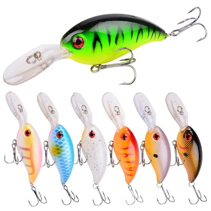 1pcs Crankbait Fishing Hard lures10cm/14g Crank System Minoow Wobbler Artificial Swimbaits Bass Pike Trolling Pesca Trout Tackle