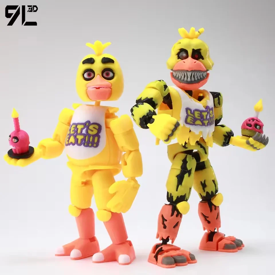9L3D Printed Horror Game  FNAF  Fazbear's Purple Guy Toy Action Figures Anime Model Lucky13 Dummy Titan13 Collectible Model - view 5