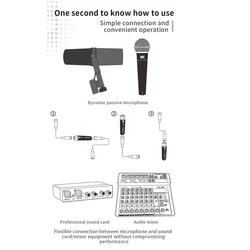 TEYUN Q2 mikrofon dinamik preamplifikatör 28Db kazanç dinamik Mic amplifikatör 48V Metal yapısı Q-2 canlı için