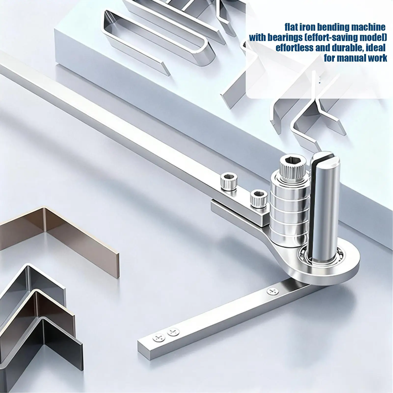 Manual Bender | Metalworking Bending Device | Steel Plate Bending Tool | for Metalworkers DIY Enthusiasts Workshop Professionals