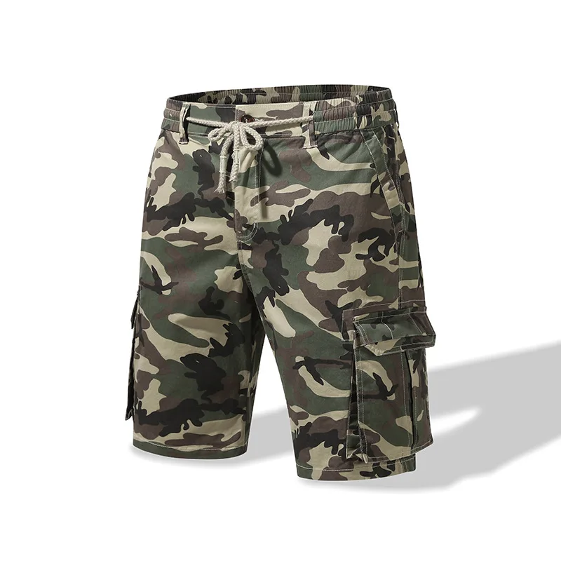 Workwear Shorts Popular Camouflage Men's Summer High Street Ruffian Handsome Trend Versatile Straight Tube Casual Pants