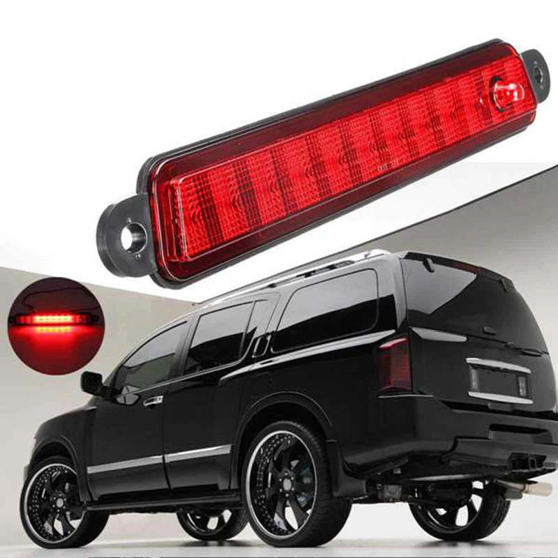 For Nissan-Armada Infiniti QX56 High Mount Rear Third Brake Light Stop Lamp 26590-7S000