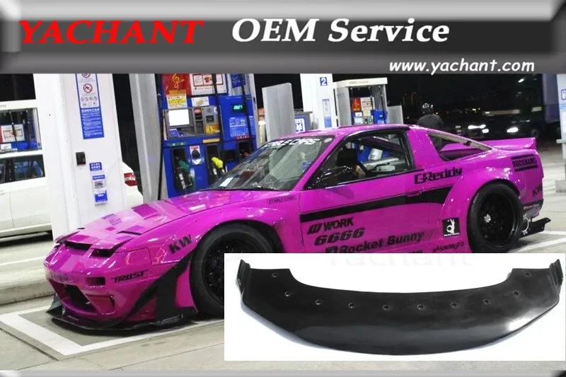 Car-Styling FRP Fiber Glass Front Bumper Lip Fit For 1989-1994 180SX RPS13 RB Style Front Bumper Lip Diffuser