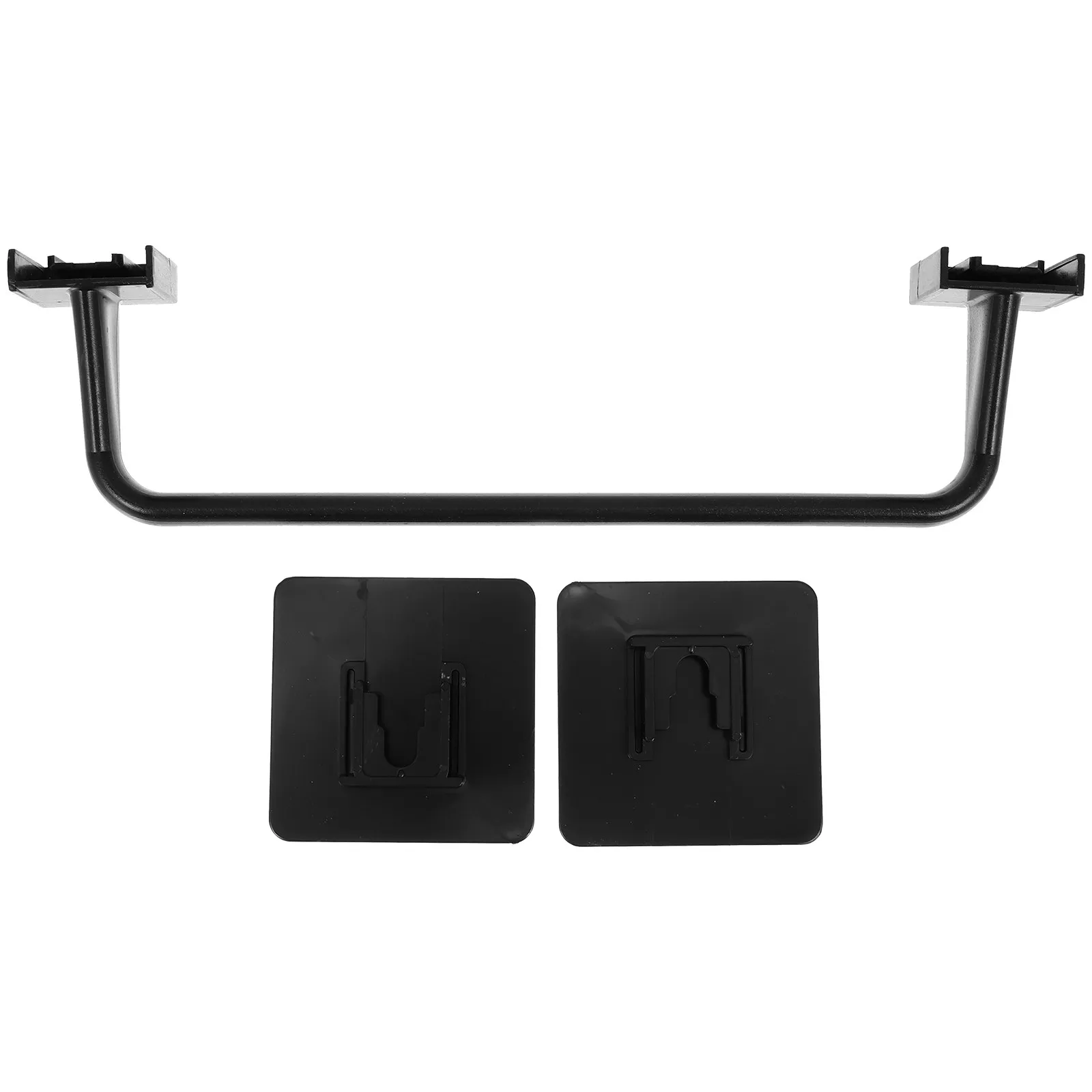 Smooth Edges Wall Mounted Towel Holder Premium ABS Bathroom Towel Bar Dish Cloth Hanger Lightweight Dish Cloth Hanger