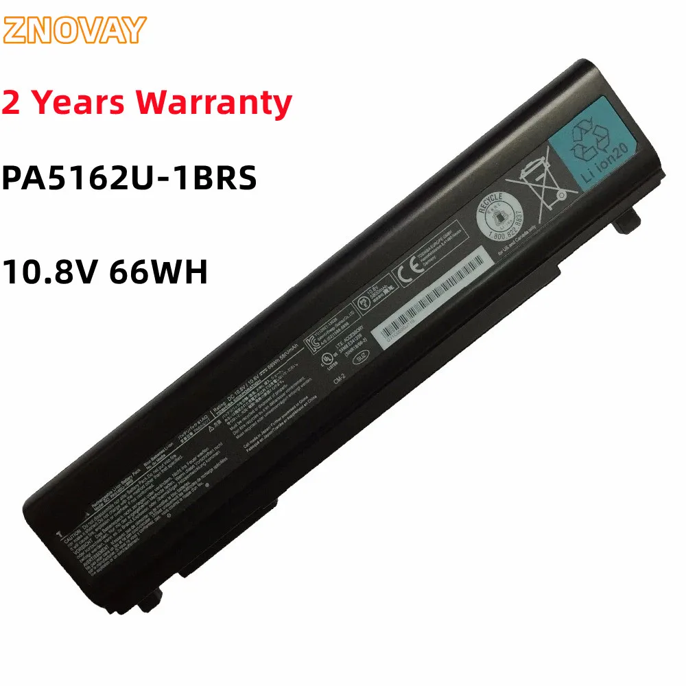 

ZNOVAY New PA5162U Laptop Battery for Toshiba Portege R30 R30-A PA5162U-1BRS PABAS277 10.8V 5800mAh 66WH