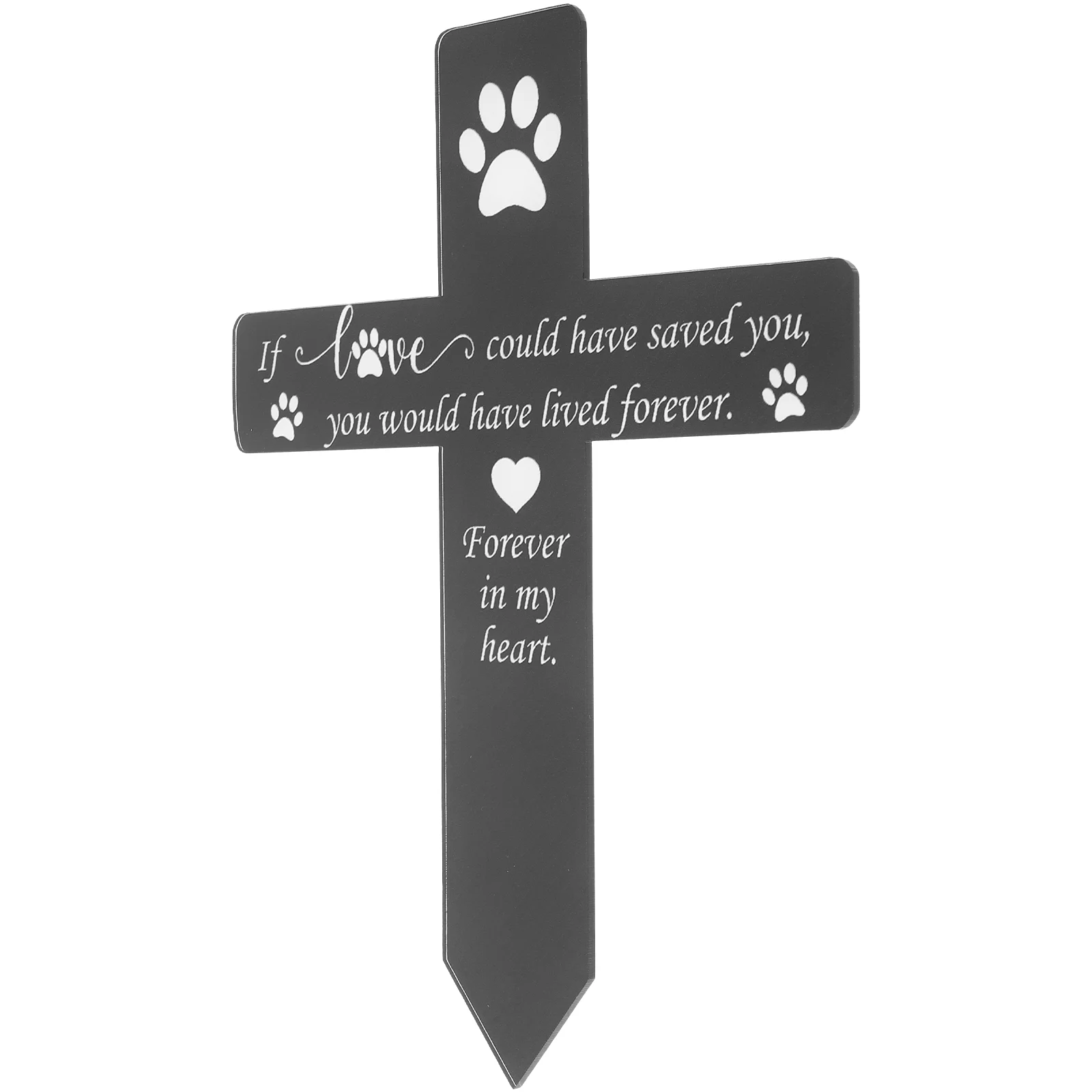 

Metal Pet Memorial Stake Dog Grave Marker Pet Memorial Garden Decorative Stake