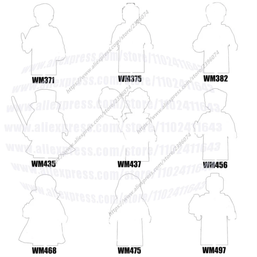 

Строительные блоки на тему ужасов на Хэллоуин, серия-090 WM371 WM375 WM382 WM435 WM437 WM456 WM468 WM475 WM497 WM549 DIY игрушки
