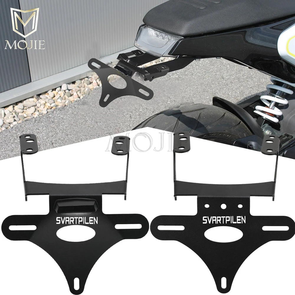 

For Husqvarna Svartpilen 125 200 250 2020 2021 2022 2023 License Plate Holder Motorcycle Rear Tail Tidy Fender Eliminator Kits
