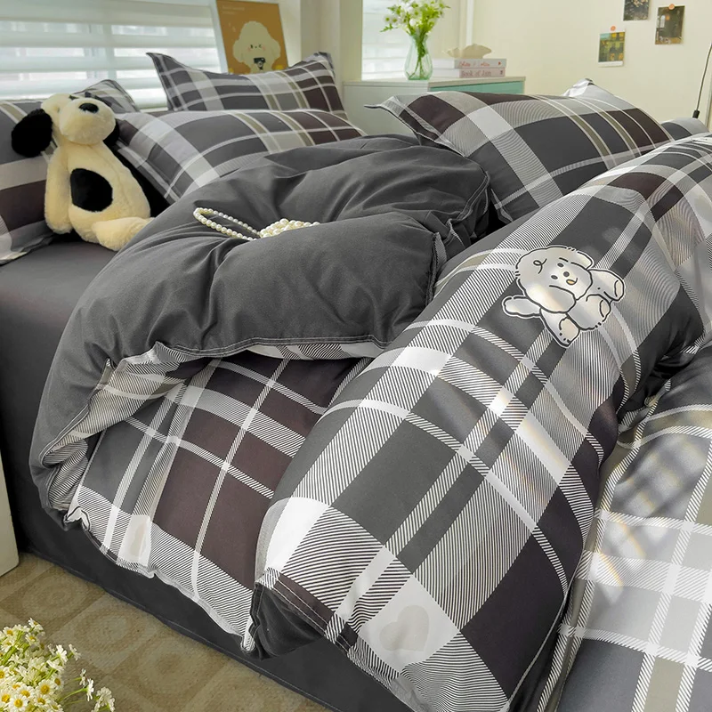 4-piece bedding set comforter set Soft and comfortable for be suited to four seasons Suitable for the room dormitory