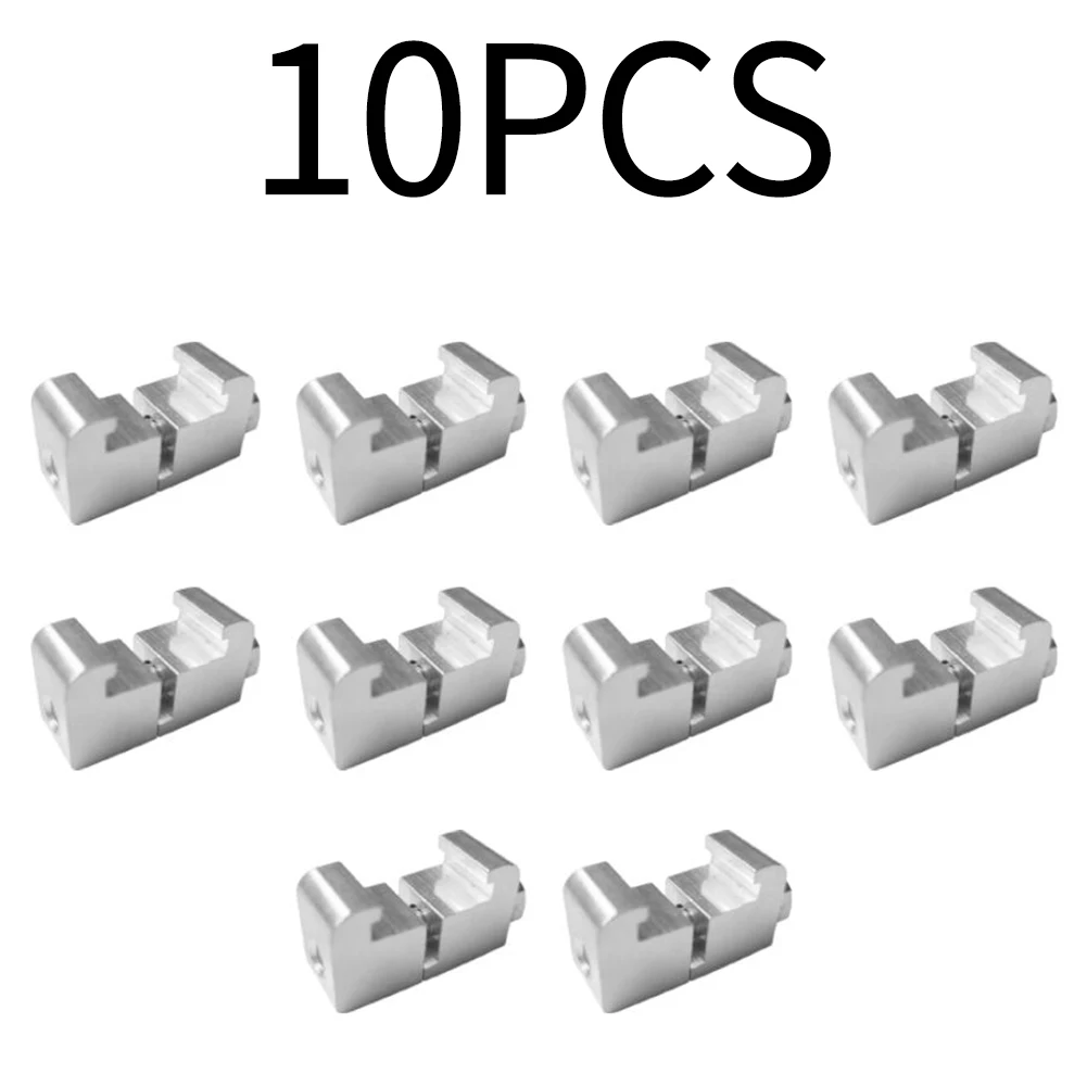 Tool Double Hook Clamp M8 Natural for color for iso Vacuum Fittings Stainless Steel Components Leak-resistant Connection