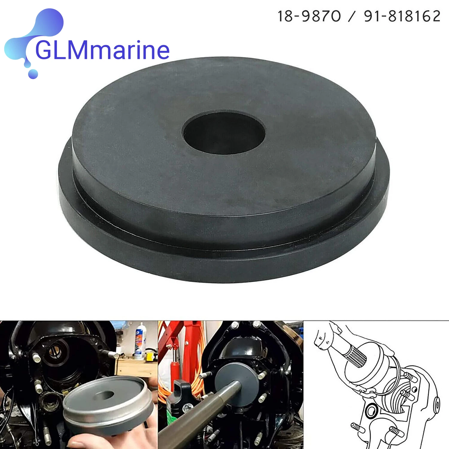 Sleeve Installation Tool For Mercruiser Stern Drives ALPHA ONE GEN.II Bravo One Two Three 91-818162 18-9870