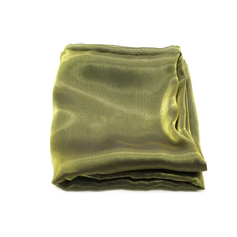 Iriserende organza stof Zacht transparant doorschijnend materiaal Glinsterende afwerking voor jurk Jurk Sluier Podiumdecoratie Evenementstyling