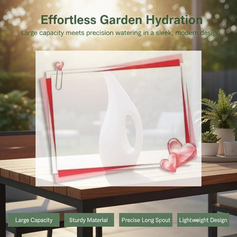 Plastic Long Mouth Flower Watering Can Precise Water Guide, Straight To The Root Non-slip, More Convenient To Use