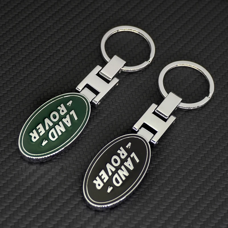 3D Metal Car Decoration Key Rings Business Keychain For Land Rover Discovery 3 4 Vogue Velar Freelander 1 2 SVR Evoque Accessory