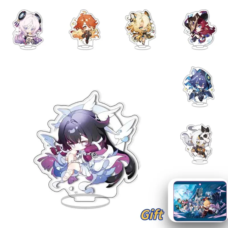 Game Genshin Acrylic Stand 8Cm Columbina Citlali Xilonen Chasca Iansan Cute Car…