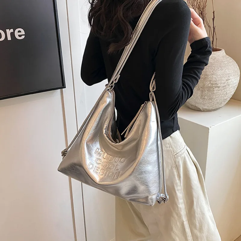 Sac fourre-tout multifonctionnel personnalisé pour femme, sac à dos à une initiative, grande capacité, haut de gamme, nouvelle mode, 2024