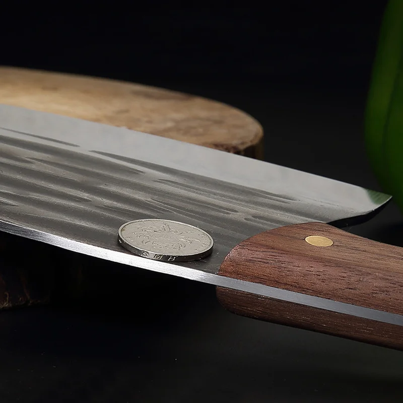 Forged Butcher Cleaver Knife Stainless Steel Meat Fish Fruit Vegetables Slicing Chinese Household Kitchen Chef Knife