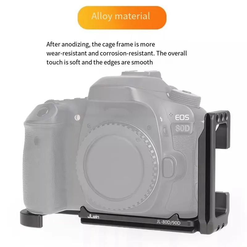 A47Z Jlwin Vertical Quick Release Plate L Plate For Canon 70D 80D 90D Camera Tripod Adjustable Vertical Quick Release Plate Dura