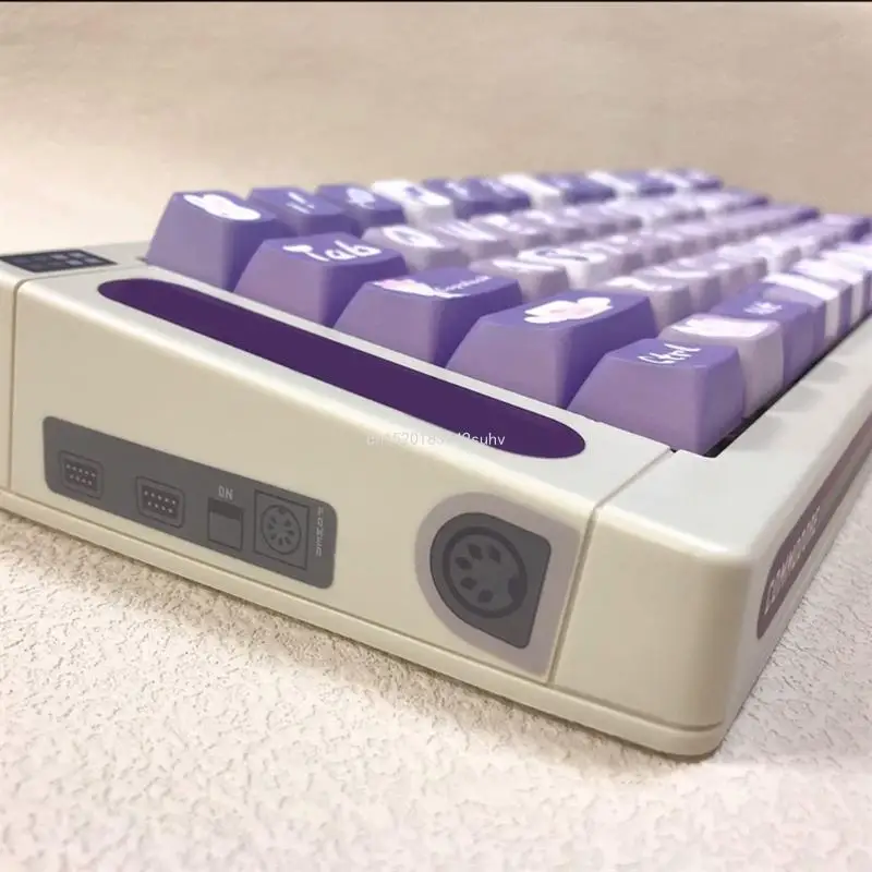 126Keys PBT Rabbits Keycaps MDA DYE-SUB ปุ่มกดสำหรับคีย์บอร์ดเชิงกล