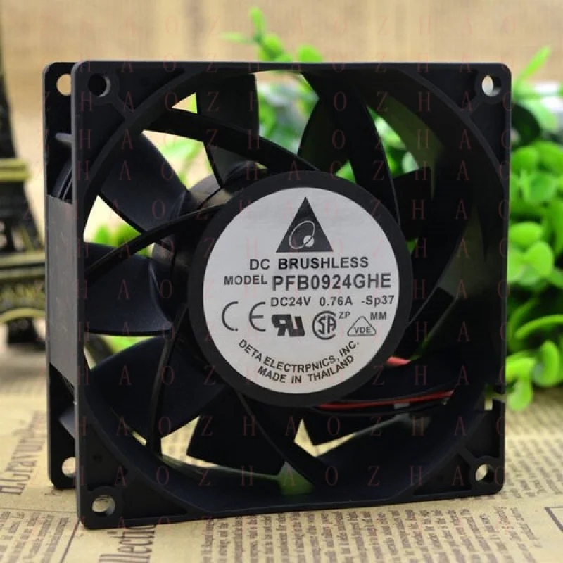 

L+ for DELTA PFB0924GHE 24V 0.76A ABB ACS510/550 9238 9CM cooling fan