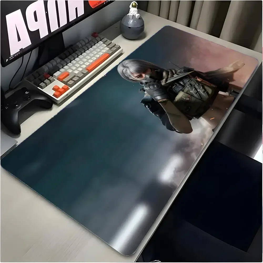 Delta Action Mouse Pad Large Mouse Pad Desk Mat Non‑Slip Board Gaming Mat Stitched Edge Design