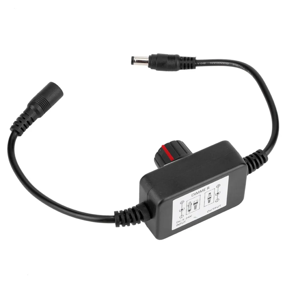 Adjustable DC5-24V DC Speed Control Switch 5A AC100-240V Motor Speed Controller ABS Adjustable Power Supply Fan