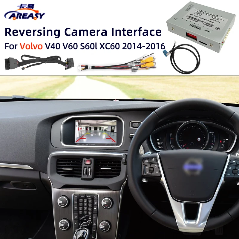 

Reverse Camera Interface For Volvo V40 V60 S60 XC60 2014-2016 Reverse Decoder 360 Panoramic Decoder Module VGA Rear View Camera