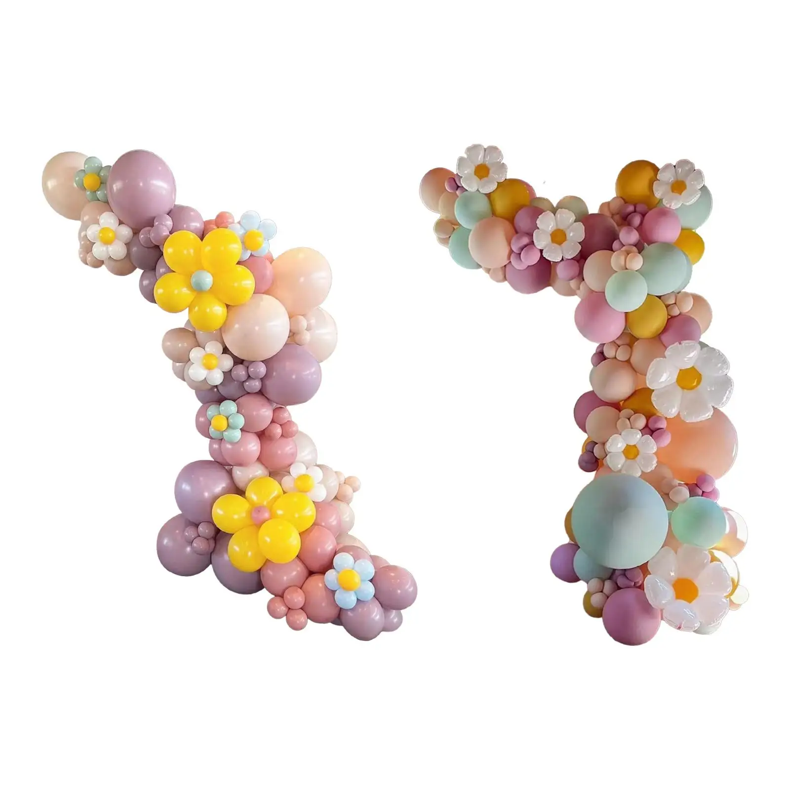 Balloon Garland Arch Set Assorted Colors Mixed Sizes Latex Balloons for Baby