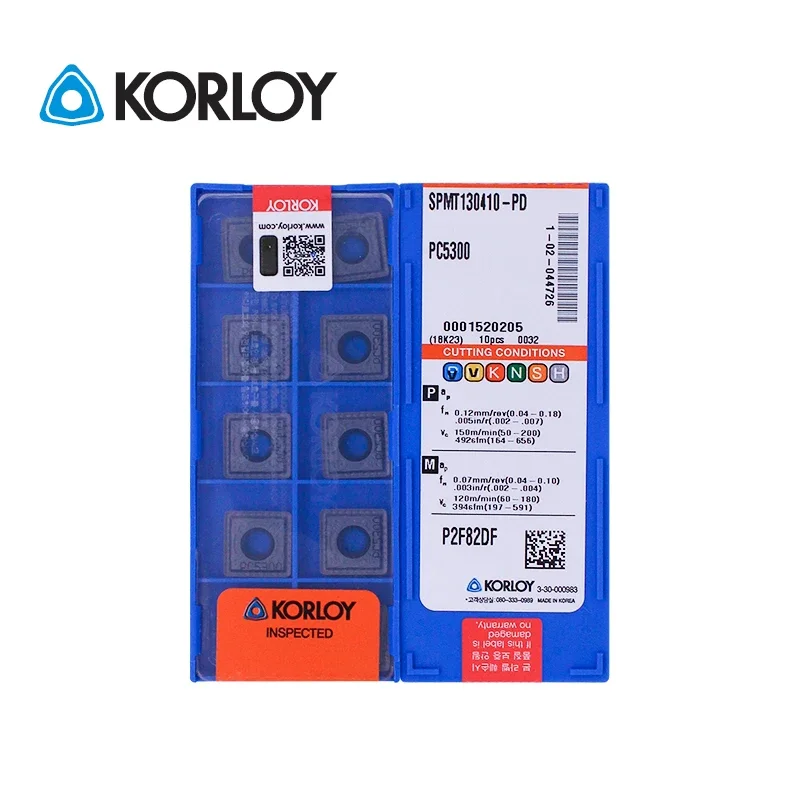 10pcs KORLOY SPMT SPMT040204 SPMT050204 SPMT060205 SPMT07T208 SPMT090308 SPMT11T308 SPMT130410 SPMT15M510 SPMT180510 PD PC5300