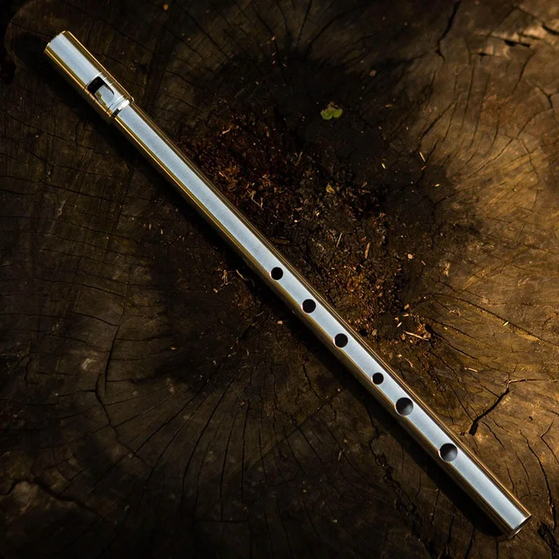 

Anti-fall Tin Whistle Durable Aluminum Alloy Penny Whistle Beginners Practice Whistles Flute Professional Musical Instruments