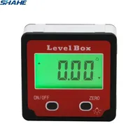 Shahe Digital Protractor Inclinometer Angle Finder Meter Digital Angle Gauge Electronic Protractor Level Box With Magnetic Base