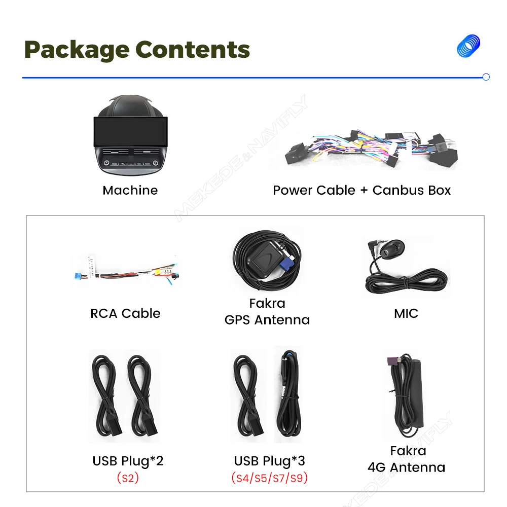 MS Car Headunit For Ford Kuga 2013-2018 FYT 7870-888 Motherboard DUDUAUTO Car Radio Screen Bezel Car Frame Harness Kit