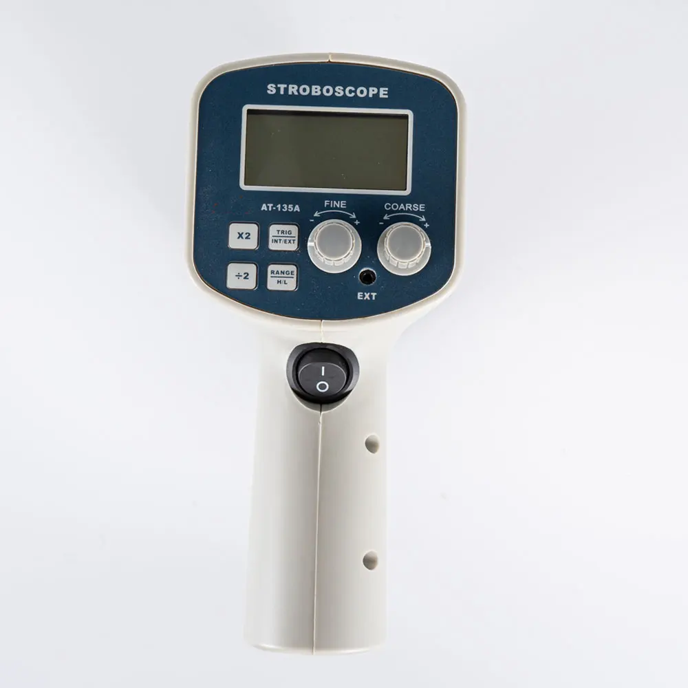 High Resolution Digital Stroboscope AT-135A Motion Frequency Motor Flash Speed Meter Non Contact Measurement