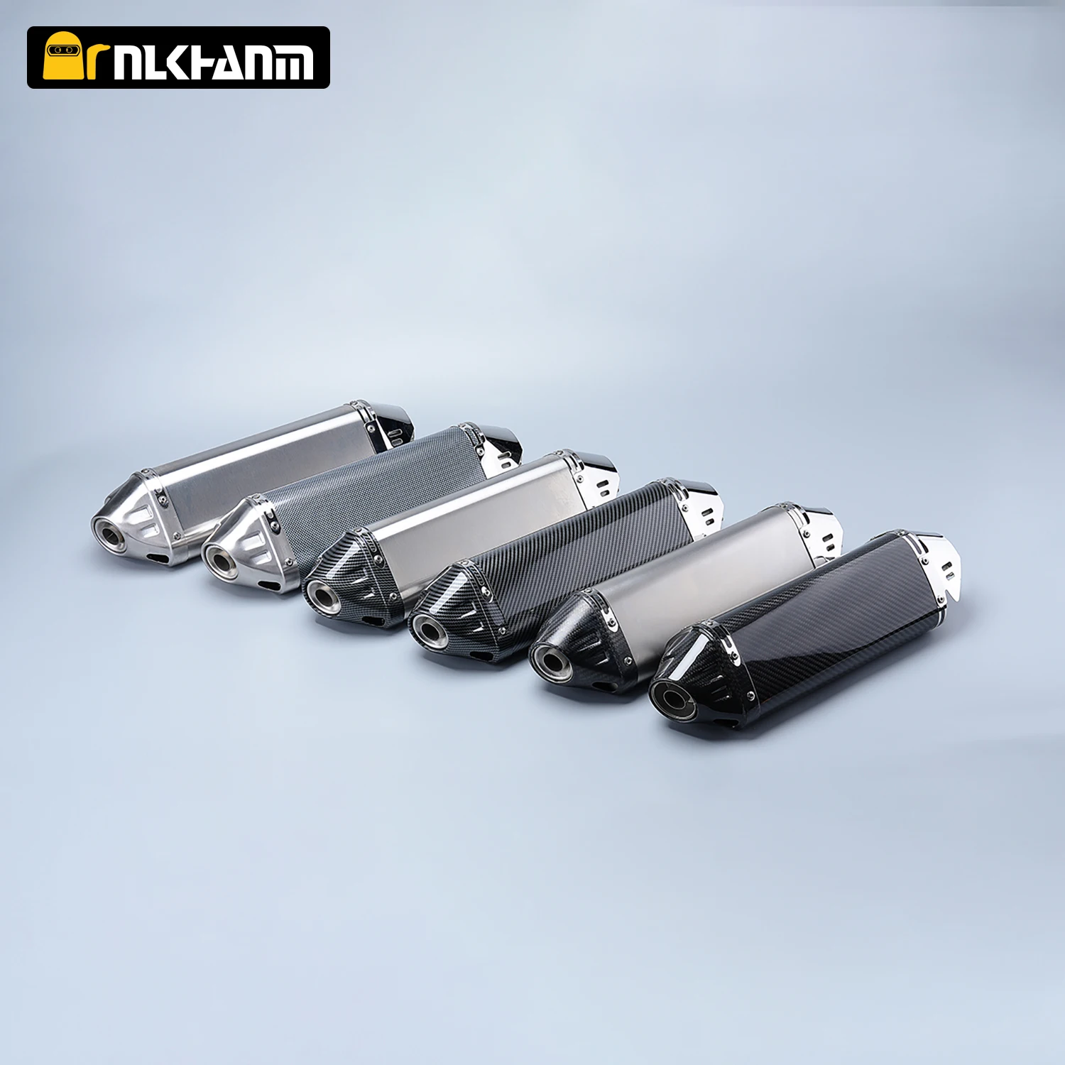 

Universal 51mm Modified Motorcycle Slip-On Exhaust Muffler Carbon Fiber with DB Killer