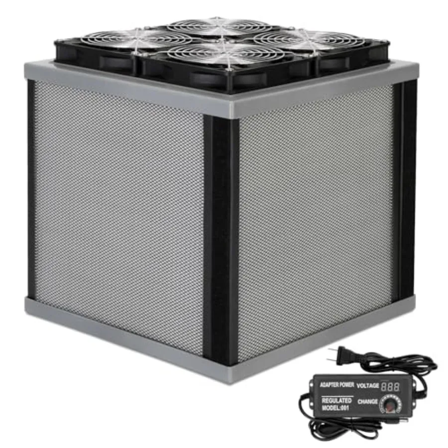 

Air Purifier for Large Homes up to 3400ft CADR 440cfm Detachable Portable Design White Lightweight Aluminum Housing
