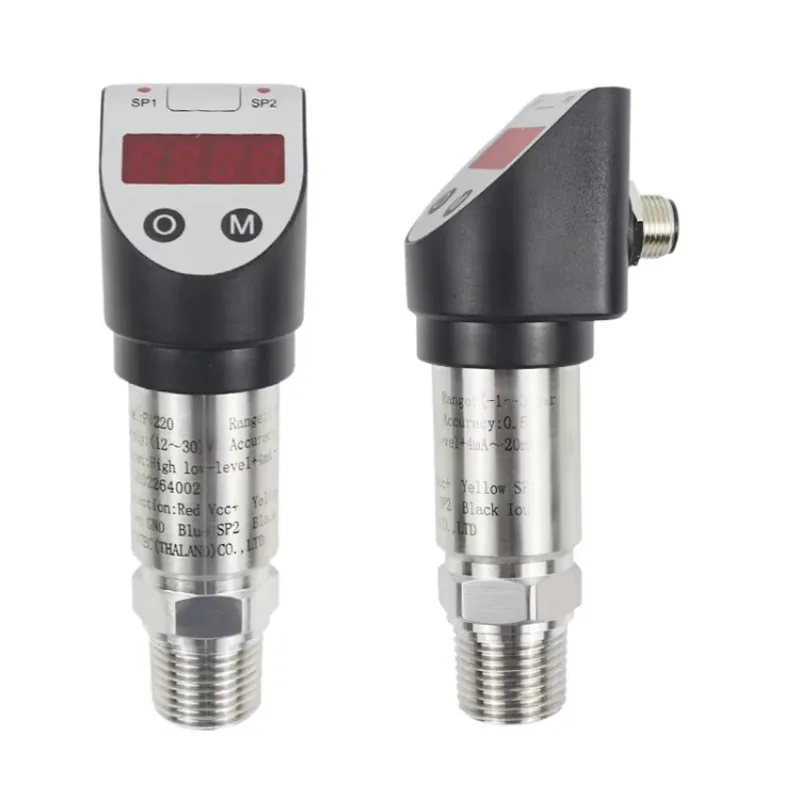 PW219 OEM NPN PNP Выход Регулируемый цифровой реле давления для промышленной масляной жидкости