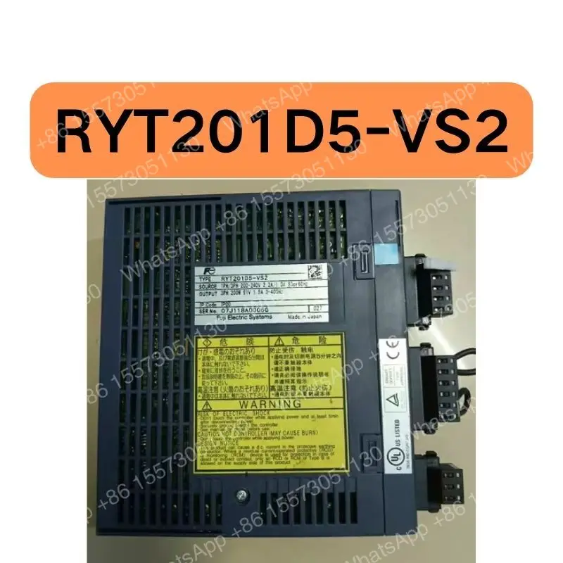 Used 200W servo driver RYT201D5-VS2 tested OK and the function is intact