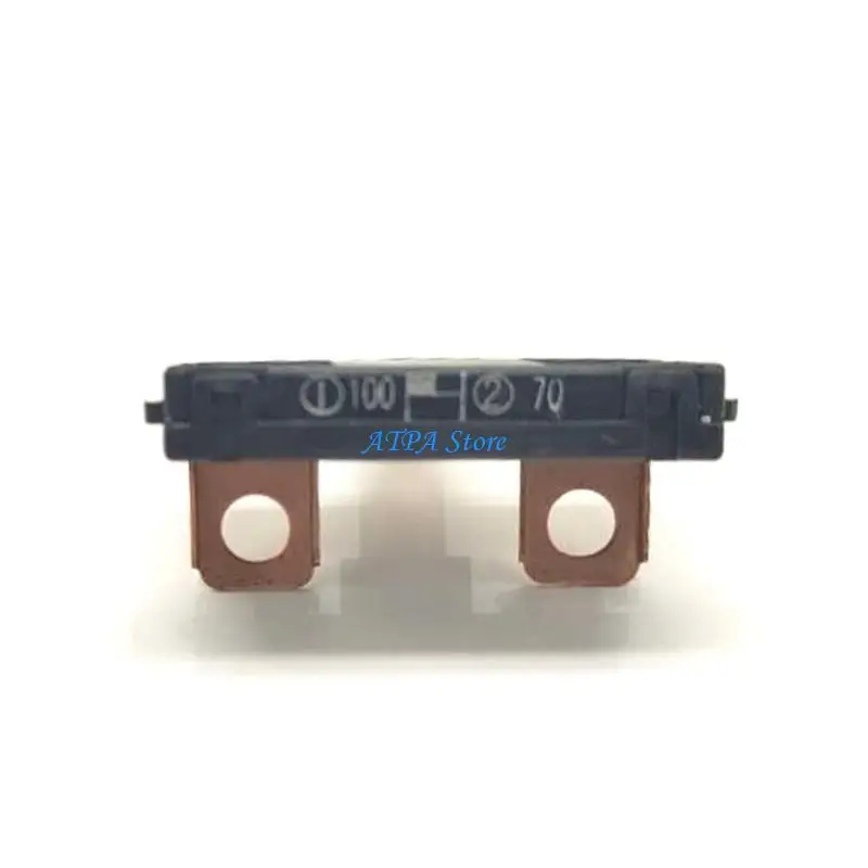 U13C Vehicle Circuit Spare 100A 38231-SDA-A01 Automotive Service Part, Single Unit with Black Body, Copper-Colored Terminals