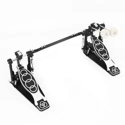 Drum Double Step Aluminum Alloy Pedal Chain Step Plate Portable Electronic Drums Drum Foot Pedal Percussion Instrument Parts