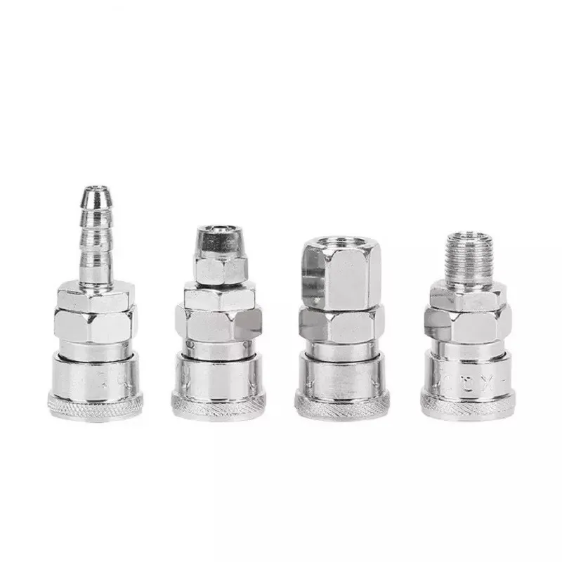 Air Pneumatic Fitting High Pressure Coupling Air Hose Quick Connector Pneumatic Fittings Air Compressor Hose Quick Couple