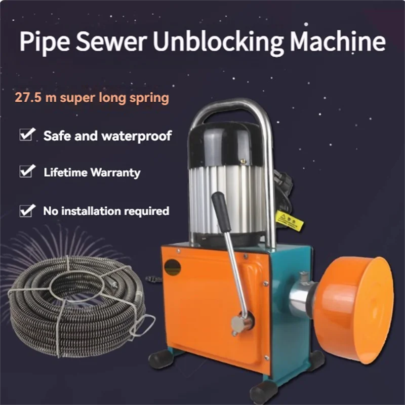 

Pipe Tube Clean Tools for Homeuse Electric Drain Cleaning Machine Professional Sewage Dredging Tool
