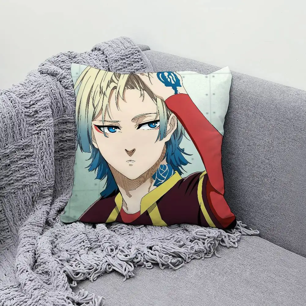 

Anime M-Michael Kaiser 30x30cm 45x45cm Pillow Case Decor Protective Covers Comfortable Soft For Sofa Living Room Home Office