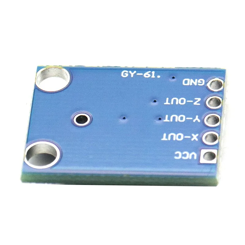 GY-61 ADXL335 module, angle sensor, tilt angle, three-axis gravitational acceleration, with code