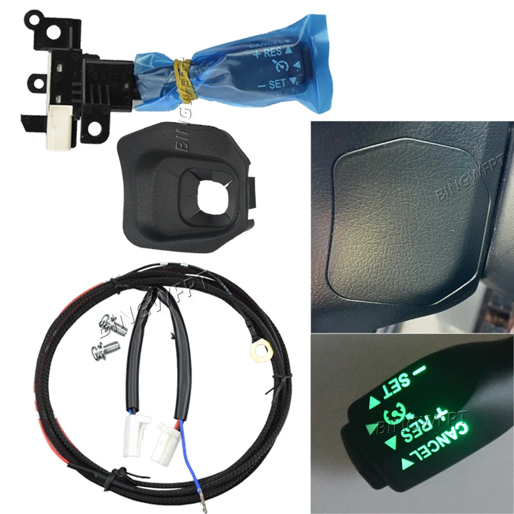 New Cruise Control Switch With Dust Cover 45186-0G030-E0 45186-0G030 For Toyota Land Cruiser Prado 150 Ractis 2011-2016