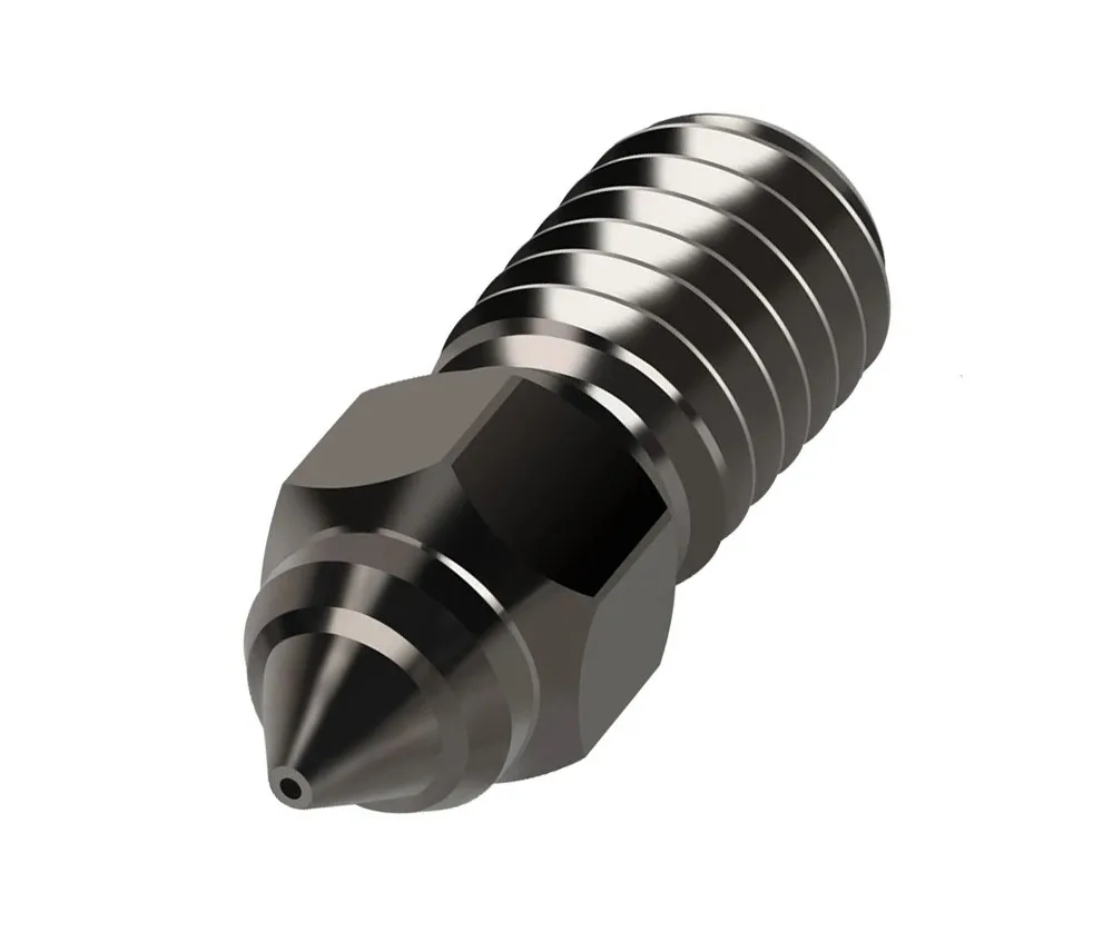 Bico de aço duro para impressora 3D, alta velocidade, Ender 3, V3 SE, ender 7, Ender 5, S1, Serise Nozzle, 0.2, 0.4, 0.6, 0.8mm, CHT